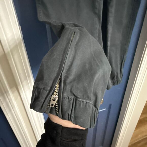 Banana Republic Grey Twill Joggers Women’s Size 6 NWT - Picture 2 of 8